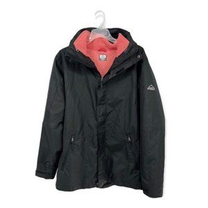 McKinely Durados 3 in 1 Snow Jacket - Black | Pink | Girls XL